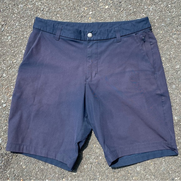 Men’s Lululemon Navy Blue Commission Shorts Size 32 - Picture 1 of 6